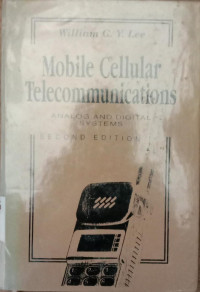 Mobile Cellular Telecomunications Analog And Digital Systems