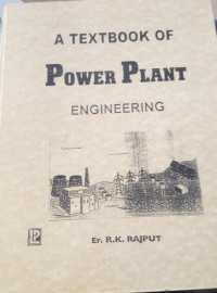Image of a textbook of power plant engineering
