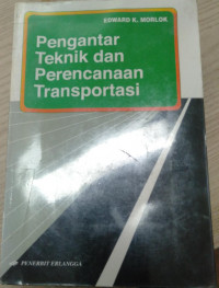 Image of Pengantar Teknik dan Perencanaan Transportasi