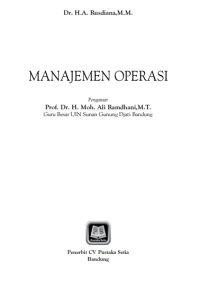 Image of MANAJEMEN OPERASI