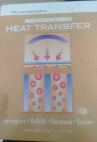 Image of INTRODUCTION TO HEAT TRANSFER