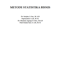 Image of METODE STATISTIKA BISNIS