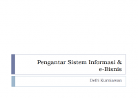 Image of Pengantar Sistem Informasi &
e-Bisnis