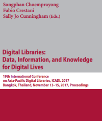 Image of Digital Libraries:
Data, Information, and Knowledge
for Digital Lives