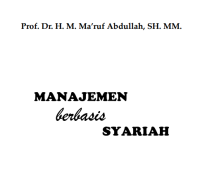 Image of Manajemen Berbasis Syariah