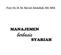 Manajemen Berbasis Syariah