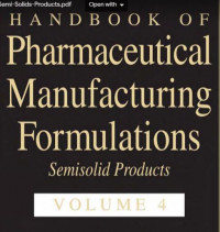 Handbook of rnPharmaceutical rnManufacturing rnFormulationsrnCompressed Solid Products