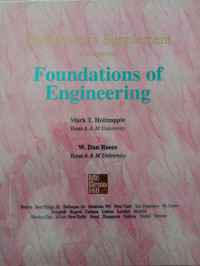 Image of Mathematics Supplement to accompany Foundations of Engineering