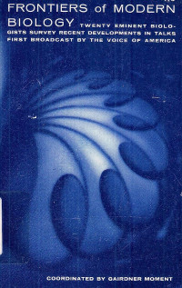 Image of Frontiers of Modern Biology