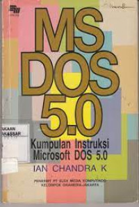Image of Kumpulan Instruksi Microsoft DOS 5.0