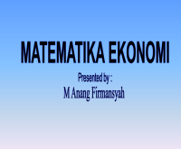 Image of Matematika ekonomi