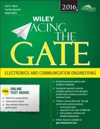Image of WILEY ACING THE GATE
ELECTRONICS AND COMMUNICATION ENGINEERING