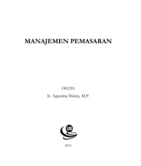 Image of MANAJEMEN PEMASARAN