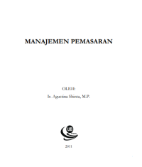 MANAJEMEN PEMASARAN